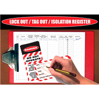 Lockout Tagout Isolation Register Logbook