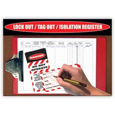 Lockout Tagout Isolation Register Logbook